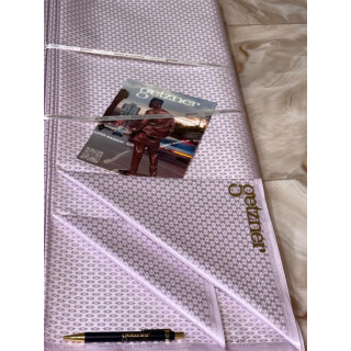 Getzner Super Magnum – White – Floral Diamond Pattern